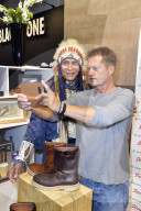 PEOPLE - Til Schweiger mit Tochter Luna Schweiger bei der Sioux-Grashopper Präsentation auf der Modemesse Berlin