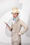 Zack MacLeod Pinsent, who makes all his own clothes and dresses in Regency style.