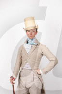 Zack MacLeod Pinsent, who makes all his own clothes and dresses in Regency style.