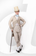 Zack MacLeod Pinsent, who makes all his own clothes and dresses in Regency style.