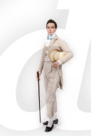 Zack MacLeod Pinsent, who makes all his own clothes and dresses in Regency style.