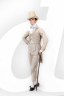 Zack MacLeod Pinsent, who makes all his own clothes and dresses in Regency style.