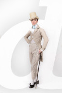 Zack MacLeod Pinsent, who makes all his own clothes and dresses in Regency style.