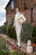 Zack MacLeod Pinsent, who makes all his own clothes and dresses in Regency style.
