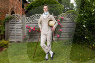 Zack MacLeod Pinsent, who makes all his own clothes and dresses in Regency style.