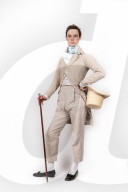 Zack MacLeod Pinsent, who makes all his own clothes and dresses in Regency style.