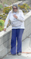 Hollywood icon Angie Dickinson, 87, makes a rare public appearance outside her LA home. 