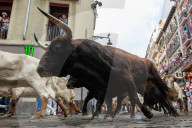 FEATURE - Stiertreiben in Pamplona