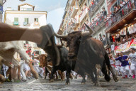 FEATURE - Stiertreiben in Pamplona