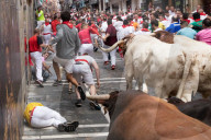 FEATURE - Stiertreiben in Pamplona