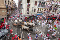 FEATURE - Stiertreiben in Pamplona