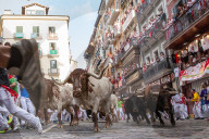 FEATURE - Stiertreiben in Pamplona