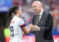 NEWS - FIFA-Präsident Infantino am Final der Frauenfussball-WM