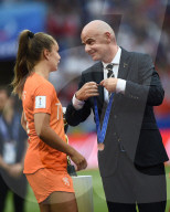 NEWS - FIFA-Präsident Infantino am Final der Frauenfussball-WM