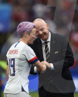 NEWS - FIFA-Präsident Infantino am Final der Frauenfussball-WM