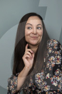 Lara Marshall at Comedy Woman In Print prize 