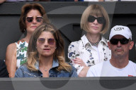 SPORT - Wimbledon: Mirka Federer angespannt am Viertelfinal Federer vs Nishikori