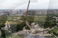 NEWS - Riesige "Mutter-Heimat-Statue" in Wolgograd wird restauriert