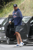 Sean Stewart, the eldest son of rocker Rod Stewart, is seen taking a stroll in Beverly Hills, Los Angeles.