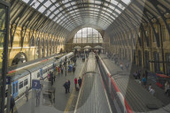 Kingís Cross station London.