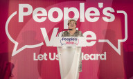 Emily Thornberry MP speaks for first time at a People's Vote Rally 
