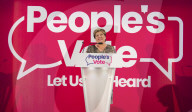 Emily Thornberry MP speaks for first time at a People's Vote Rally 
