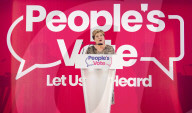 Emily Thornberry MP speaks for first time at a People's Vote Rally 
