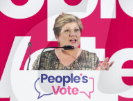 Emily Thornberry MP speaks for first time at a People's Vote Rally 
