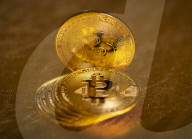 Bitcoin virtual currency illustration.
A visual representation of the digital cryptocurrency Bitcoin. London, Great Britain 
18th July 2019.