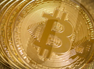 Bitcoin virtual currency illustration.
A visual representation of the digital cryptocurrency Bitcoin. London, Great Britain 
18th July 2019.