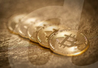 Bitcoin virtual currency illustration.
A visual representation of the digital cryptocurrency Bitcoin. London, Great Britain 
18th July 2019.