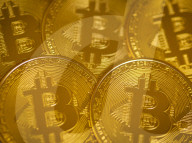 Bitcoin virtual currency illustration.
A visual representation of the digital cryptocurrency Bitcoin. London, Great Britain 
18th July 2019.