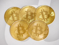 Bitcoin virtual currency illustration.
A visual representation of the digital cryptocurrency Bitcoin. London, Great Britain 
18th July 2019.