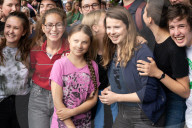 NEWS - Klimaaktivistin Greta Thunberg nimmt an Fridays for Future Demonstration in Berlin teil 
