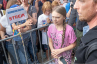 NEWS - Klimaaktivistin Greta Thunberg nimmt an Fridays for Future Demonstration in Berlin teil 