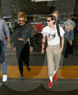 PREMIUM EXCLUSIVE Kristen Stewart And On-Again Girlfriend Stella Maxwell Return From Sexy Summer Vacation