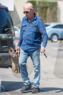 Paul Hogan, 79, is seen leaving Whole Foods grocery store in Los Angeles.