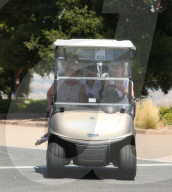 Kendra Wilkinson and best friend Jessica Hall wear matching outfits for a round of golf together