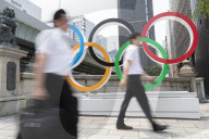 2020 Olympic Games decorations in Tokyo