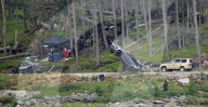 PEOPLE - Schottland: Action bei Dreharbeiten zum neuen James Bond Film in Aviemore