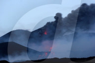 Etna volcano eruption, Nicolosi, Italy - 27 Jul 2019