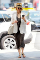 Naomi Watts Face Timing With a Friend in Tribeca