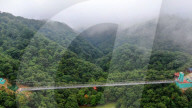 FEATURE - In luftiger Höhe: Glasbrücke in Ningqiang