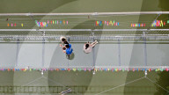 FEATURE - In luftiger Höhe: Glasbrücke in Ningqiang
