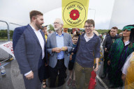 Jeremy Corbyn visits anti-fracking protest camp