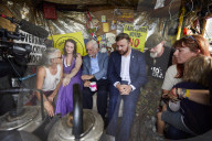 Jeremy Corbyn visits anti-fracking protest camp