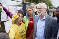 Jeremy Corbyn visits anti-fracking protest camp