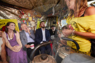 Jeremy Corbyn visits anti-fracking protest camp
