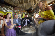 Jeremy Corbyn visits anti-fracking protest camp
