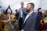 Jeremy Corbyn visits anti-fracking protest camp